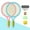 Pink+blue 2PCS, variant on CSCHome 2PCS Kids Outside Sports Parent-Child Toys Toy Badminton Racket Outdoor Baby Toy for Age 3+