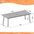 thumbnail image 4 of Amazonia SeasideSerene 9-piece Solid Wood 100% FSC Rectangular Patio Dining Set, 4 of 15