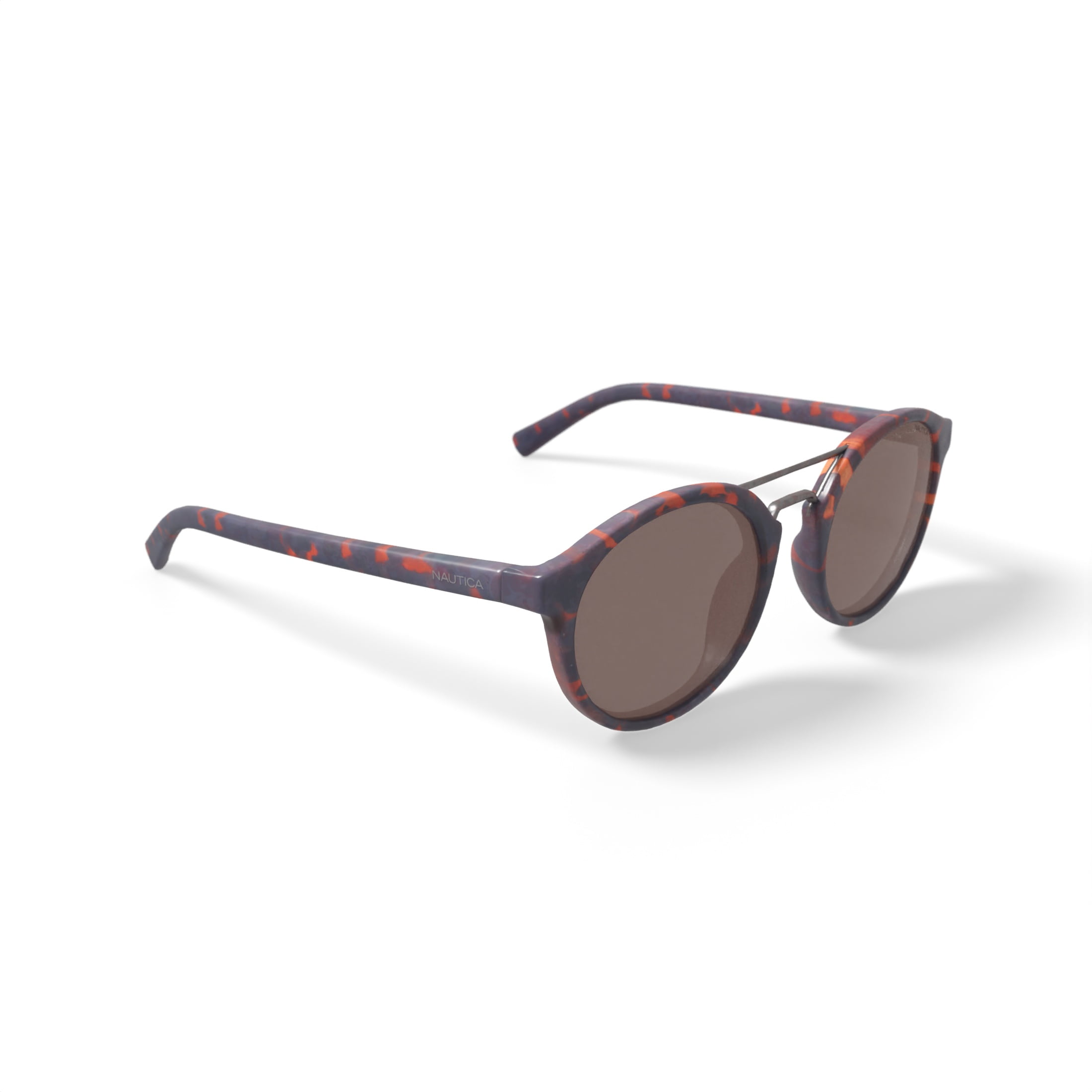 Nautica Men's Rx'able Sport Sunglasses, N9200S, Matte Dark Tortoise, 53-22-145, with Case