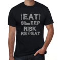 thumbnail image 1 of T-Shirt Graphique pour Hommes Manger Risque de Sommeil Répéter Éco-Friendly Édition Limitée T-Shirt à Manches Courtes Anniversaire Vintage Cadeau Nouveauté, 1 of 7