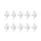 thumbnail image 1 of Sonducket 10 piezas de aleación colgante de rama para hacer joyas, accesorio para el pelo, hecho en casa, artesano profesional Ropa, zapatos y accesorios Miscelánea Plata, 1 of 6