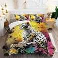 thumbnail image 5 of Cartoon Kawaii Cat Comforter Set Twin Size 3D Animals Flower Toddler Bedding Set Cat Lovers Animal Bubble Design Quilt Bed Set for Girls Kids Teens Cat Lovers Animal Decor Bedroom, 5 of 6