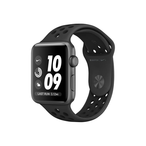 apple watch nike  series 2 42mm space grey aluminium case