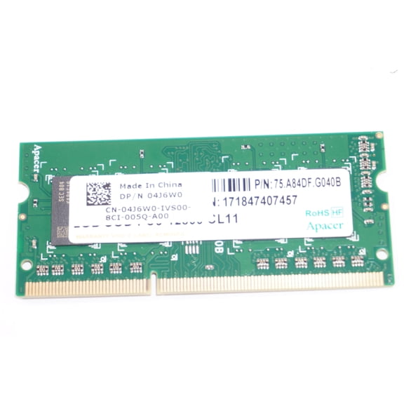 4J6W0 Dell 2GB PC3-12800S DDR3 1600 MHz