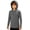 Dark Gray, variant on Boys Hooded Rash Guard Fishing Shirt, UPF 50+ Summer Long Sleeve Quick Dry Sun Hoodie, Youth UV Protection Beach Swim Shirts, Orange, 10-11 Years
