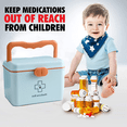 thumbnail image 4 of Portable First aid kit, Household Medicine Storage Box, can be Used for car, Home, Camping, Office, 4 of 5