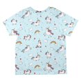 thumbnail image 2 of Flying Unicorn Unicorns Sky Repeat Pattern All Over Toddler T Shirt Sky 6T, 2 of 2