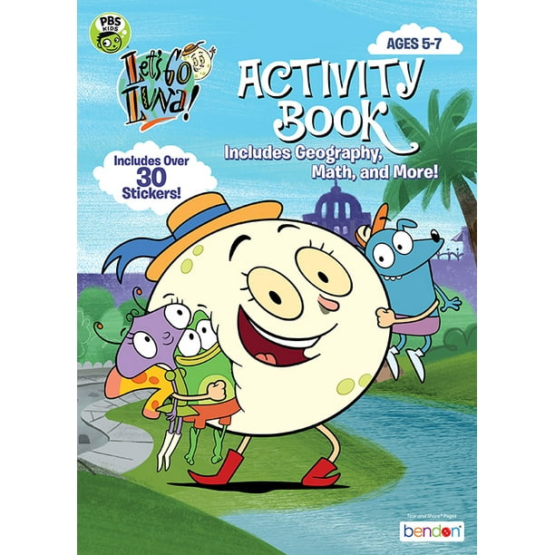 Bendon Publishing Pbs Kids Let S Go Luna Geography Workbook With Stickers Walmart Com Walmart Com
