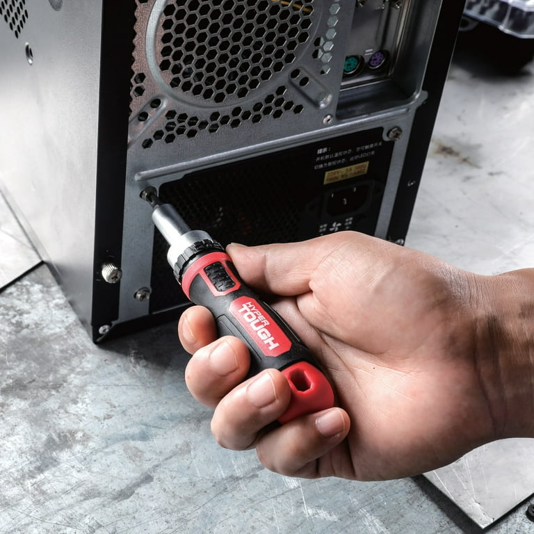 Hyper Tough 70-Piece Ratcheting Handle with Bits and Sockets in