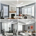 thumbnail image 4 of Chords Attic 65" Reversible 8-Blade Ceiling Fan with LED Lights and Remote Control, 6-Speed, Timer,&nbsp;3-Color, DC Motor, 4 of 11
