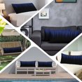 thumbnail image 6 of Navy Blue Black Ombre Body Pillow Covers 20"x60", Modern Abstract Striped Gradient Soft Brushed Microfiber Breathable Throw Pillow Covers, Decorative Pillowcase with Zipper for Couch Sofa Bedroom, 6 of 9