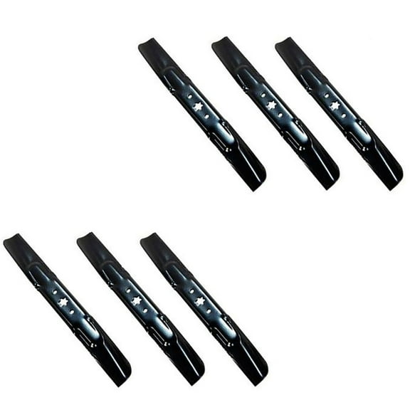 RAParts 6 Mower Blades Fits Cub Cadet 742-05056 942-05056 RZT 54" Deck XT1 XT2 GX54 GT54