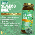 thumbnail image 7 of Herb To Body Super Sea Moss Honey | Multifloral Honey | Wildcrafted | 16oz, 7 of 7
