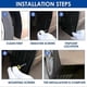 thumbnail image 5 of 4PCS Car Mudguard Mud Flaps Splash Mud Guard Fender For Mercedes Benz, 5 of 5