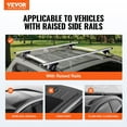 thumbnail image 1 of Barras transversales universales VEVOR para portaequipajes de techo de aluminio 54 pulgadas, 1 of 8