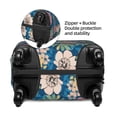 thumbnail image 4 of Lsque Colorful Flowers Printed Luggage Cover, Travel Luggage Protector,Scratch and Dirt Resistant, Fits 18-32 Inch Luggage - Medium, 4 of 9