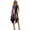 Banjo Frog Puerto Rican Flag, variant on Western Cowboy & Desert Cactus Print Summer Sleeveless Dress, Side Pockets Sleeveless Sundress with Round Neck Comfort for Work