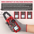 thumbnail image 6 of HABOTEST HT212A Clamp Meter,2000 Count Multimeter,Automatic High Precision Digital Ammeter Clamp Meter for AC/DC Voltage, AC Current, NCV Clamp Multimeter, 6 of 14