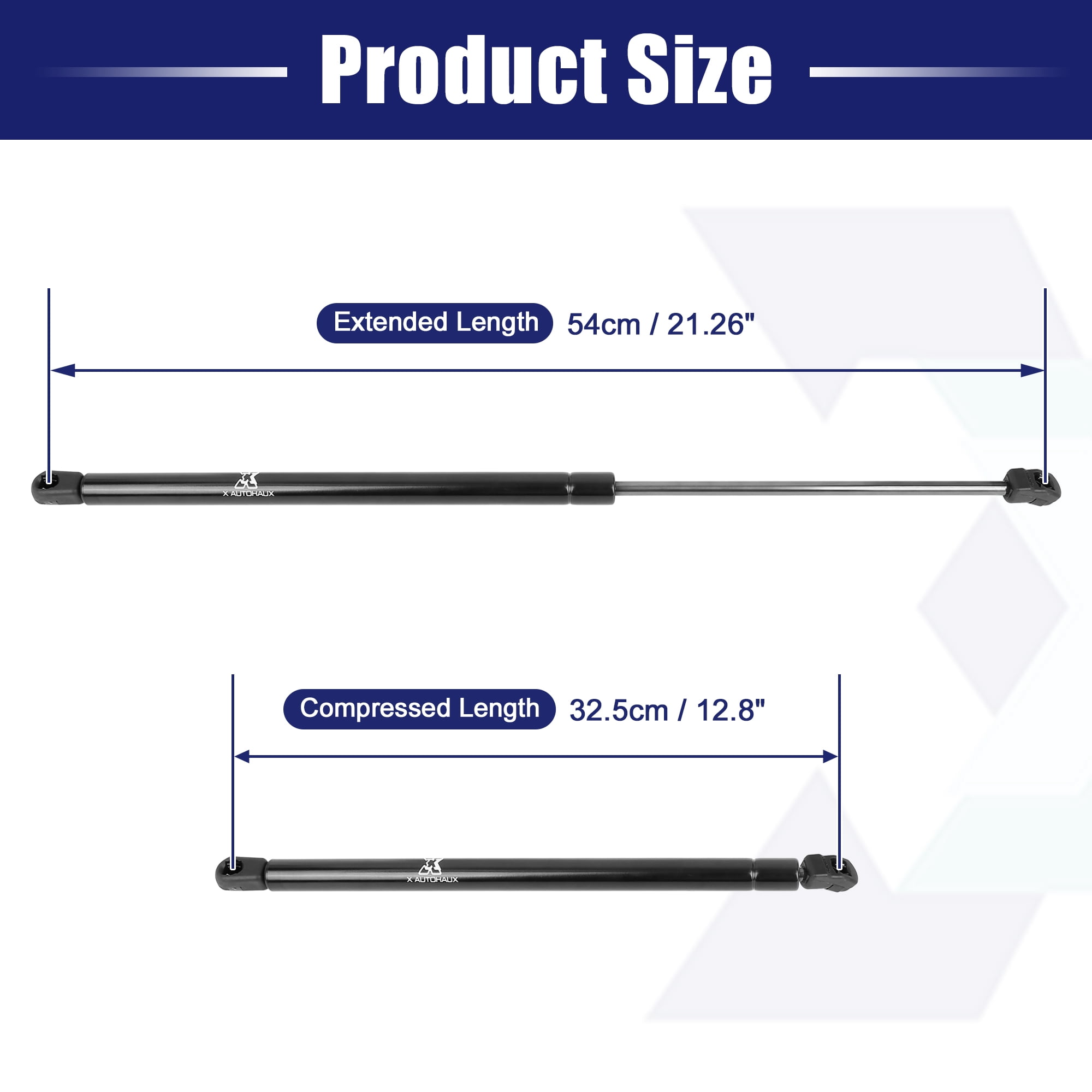 Unique Bargains 2Pcs Front Hood Lift Supports Struts Gas Spring for Acura MDX 2001-2006