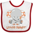 thumbnail image 3 of Inktastic Little Peanut Cute Baby Elephant Boys or Girls Baby Bib, 3 of 4