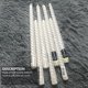 thumbnail image 2 of Velas de parafina multiusos de hilo blanco de 6 piezas Vela de poste largo inodoro, 2 of 7