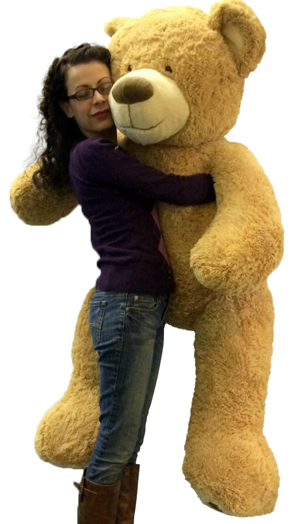 5 Foot Giant Teddy Bear Huge Soft Tan with Bigfoot Paws Giant Stuffed Animal 60 Inch - image 2 of 13
