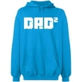 thumbnail image 2 of OXI Hoodie Sweatshirt - Dad Square, Basic Casual Hoodie for Men's and Women Fleece Hoodie Long Sleeve - Sapphire Small, 2 of 3