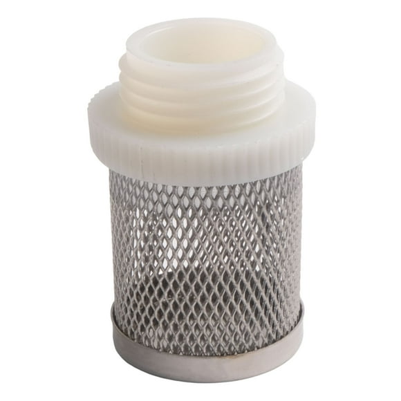 Feimier Filtre de Pompe pour Baril de Pluie en Acier Inoxydable de 1/2 Po - Passoire de Tuyau d'Arrosage pour Irrigation, Pelouse et Agriculture - Panier d'Aspiration d'Eau à Maille Fine - Filetage en Plastique Durable
