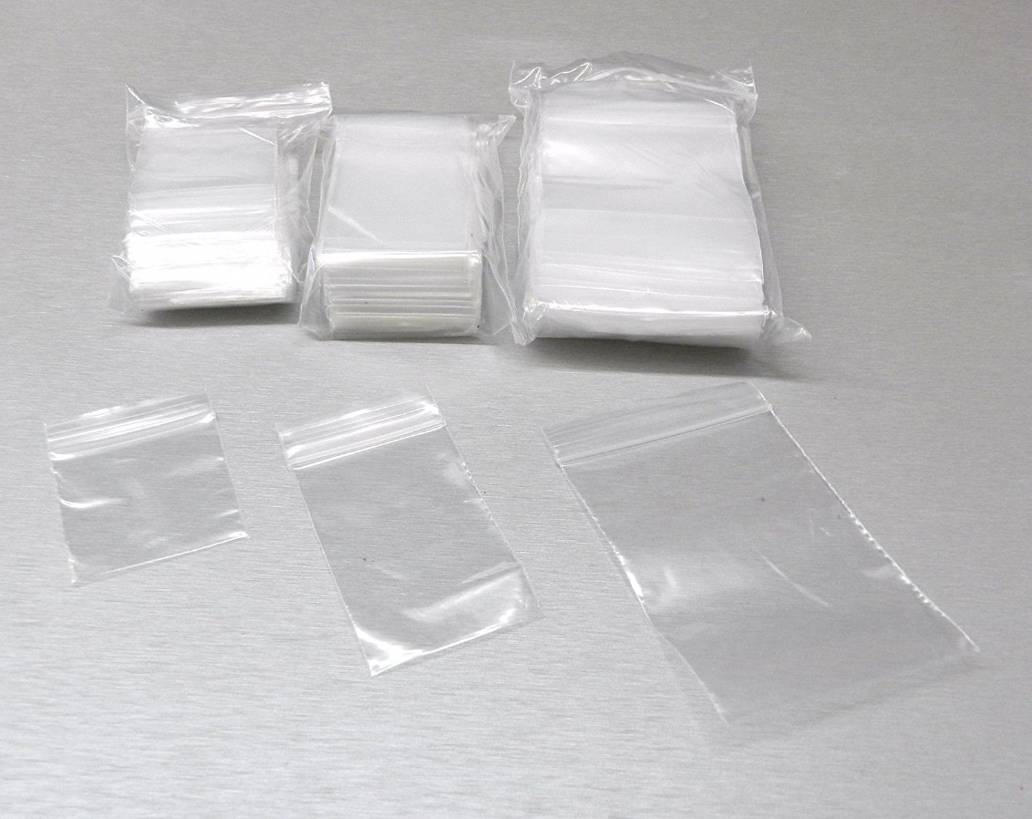 300 2x3 Inch Zip Lock Reclosable Bag ZipLock 4 Mil Poly Packing Heavy Duty Clear 