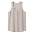 thumbnail image 7 of Casual Layered Ruffled Button Front Tank Top Blouse for Summer Comfort Cleavage Cover Backless Tops for Women plus Size All Bodysuit Women, 7 of 7