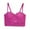 Hot Pink, variant on Women's Fashion Boned Bra Outer Wear Shiny Sequins Rhinestone Strap Bra