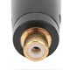 thumbnail image 2 of RCA Adapter GoldPlated Female to Male Plug Converter o Cable Accessories LZ1170G, 2 of 4