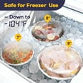 thumbnail image 7 of Fit Meal Prep 45 pack 9" Round Aluminum Foil Pans with Clear Dome Lids, Pie Tins Disposable 9 inch with Lids, Take Out Containers, Freezer Oven Safe Aluminum Baking Pans for Storing, Cooking, Storage, 7 of 7
