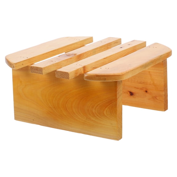 LOLIPPYY Two Step Stool Solid Wood Stool Multi 1 Pcs