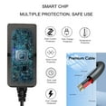 thumbnail image 5 of Onerbl 6V AC-DC Adapter Compatible with Kid Trax Disney Minnie Mouse Car Model # KT1268WMC KT1268 KT1268WM Happy Helpers Quad Slow Ride On Toy DC6V 6.0V 6VDC Power Supply Charger, 5 of 5
