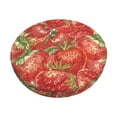 thumbnail image 2 of Lsque Strawberry Round Bar chair cushion covers Velvet Fabric Premium Comfort Protects from Scratches and Stains for 14-17 Inch Chair- 13 inch, 2 of 7