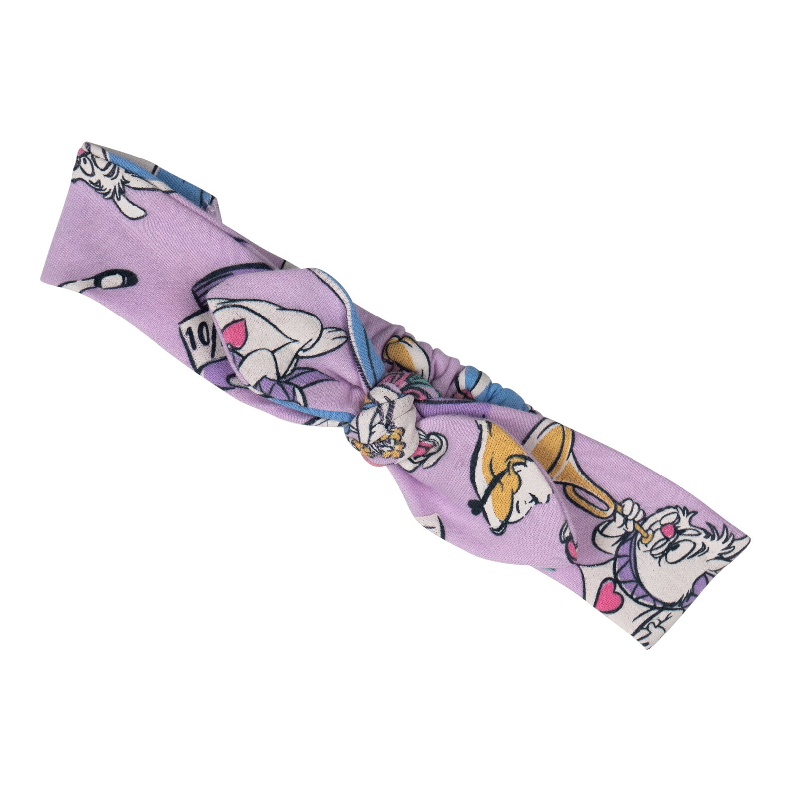 Disney Alice in Wonderland Baby Girls' 2-Piece Sleeveless Romper and Headband Set Wonderland Lavender