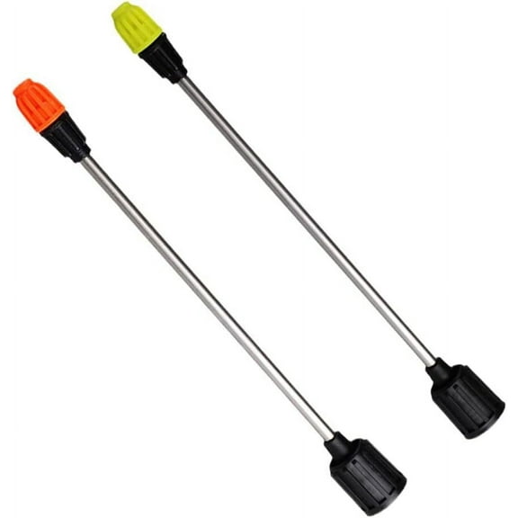 2 Pack Half-Gallon Garden Handheld Sprayer Nozzle Replacement with 10'' Extended Rod Adjustable Spraying Tips Parts for 0.5gal Garden Pump Sprayer Pressure Water Spray Bottle 2L Plant Mister