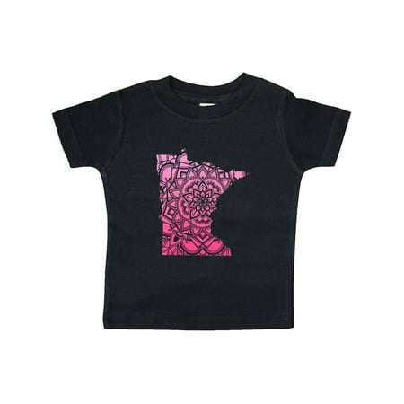 

Inktastic Minnesota Silhouette Mandala Gift Baby Boy or Baby Girl T-Shirt