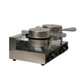 thumbnail image 2 of Wafflera Doble Industrial eléctrica Shorbull Placas antiadherentes Control Independiente Temperatura para dos piezas, 2 of 10