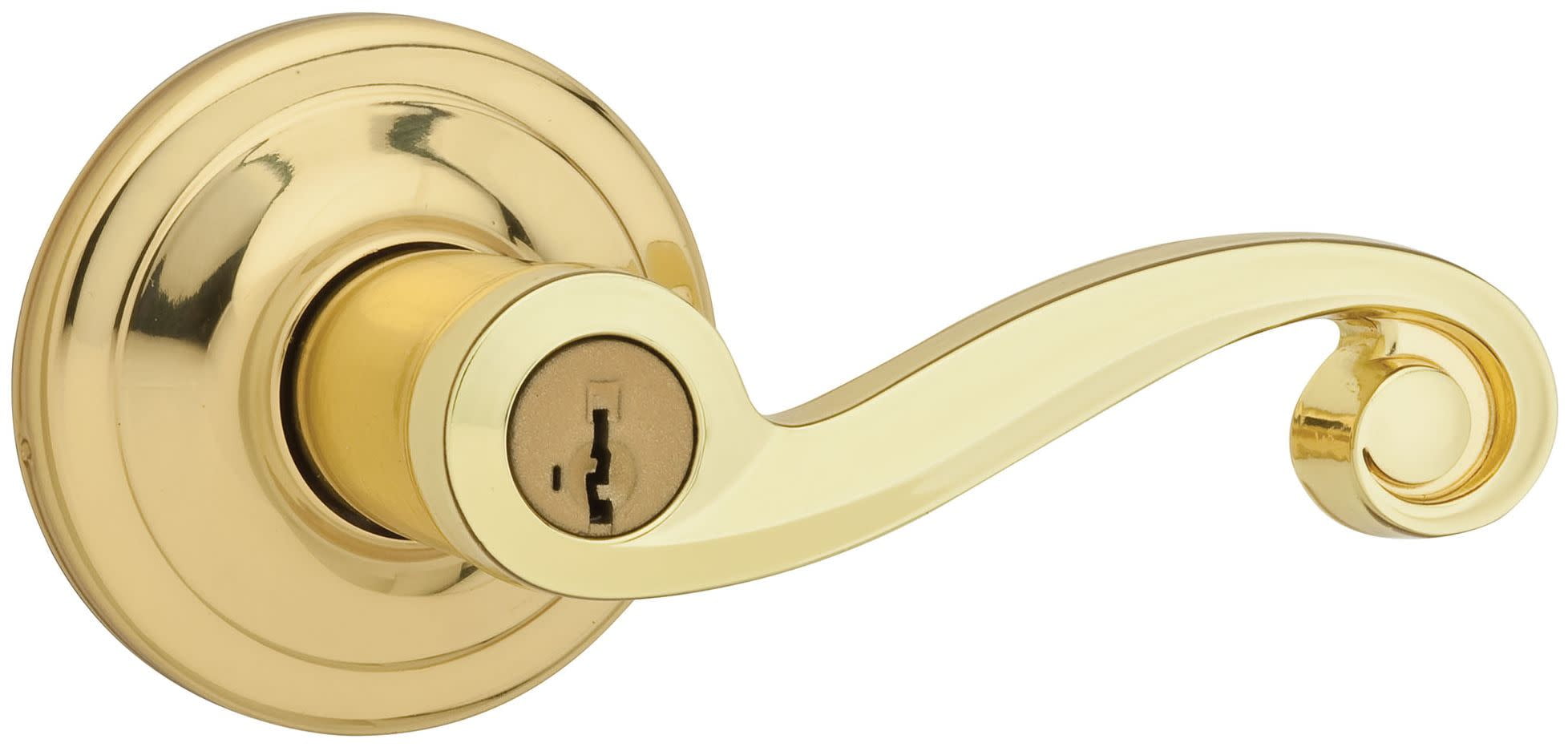 Kwikset 740LlS Lido Keyed Entry Door Lever Set