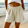 thumbnail image 6 of Guluxicc Women's Athletic Shorts with Pockets Elastic High Waisted Running Short Trousers for Everyday Gym Workout, 6 of 6