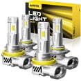 thumbnail image 1 of Faros antiniebla AUXITO 9005/HB3 H11/H9/H8, paquete combinado de 4, 1 of 7