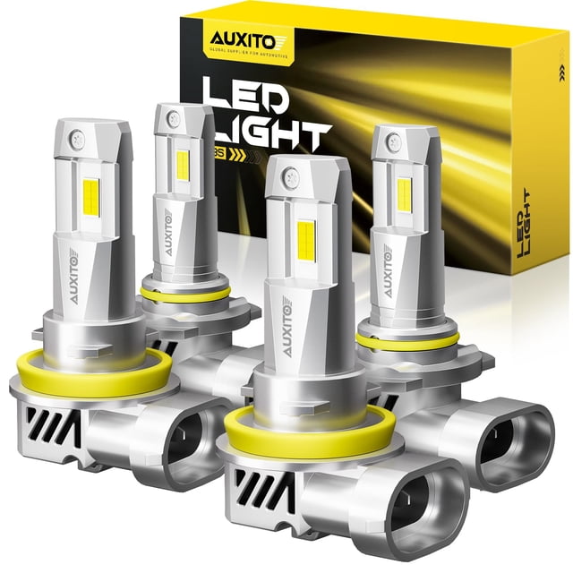 Faros antiniebla AUXITO 9005/HB3 H11/H9/H8, paquete combinado de 4