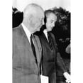 thumbnail image 2 of President Johnson Walks With Former President Dwight Eisenhower. At The White House They Discussed Viet Nam. August 8, 2 of 2