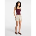 thumbnail image 2 of No Boundaries Cotton Pull-On Shorts with Side Bows, Women's XXS-XXL, 2 of 5