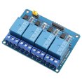 thumbnail image 3 of Módulo De Relé De 4 Canales, Componentes Electrónicos Módulo De Relé Proceso De Precisión Gran Capacidad De Accionamiento Para La Industria Para La Reparación Del Hogar ANGGREK Low Level Trigger, 3 of 8