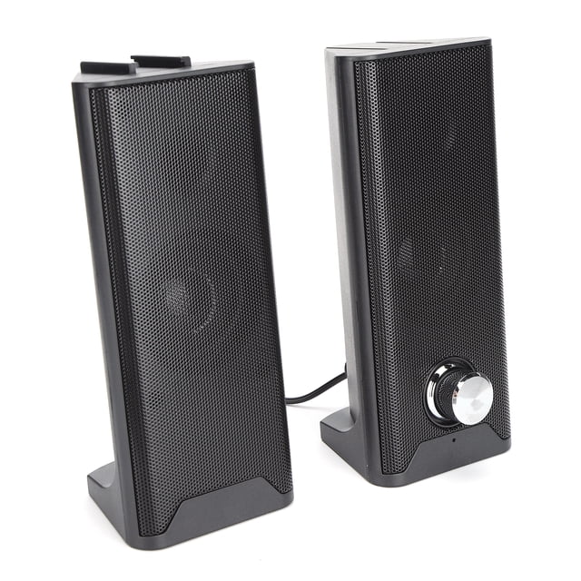 Audio para computadora portátil, Altavoces para computadora Altavoz con sonda multimedia con cable Subwoofer de escritorio con cable Acabado de lujo