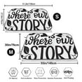 thumbnail image 3 of Daiia Home is Where Our Story Begins Windshield Sun Shade for Car SUV Truck ( ), Car Sun Shade Windshield, Car Shades for Front Windows, Sunshade for Car Windshield, 3 of 7