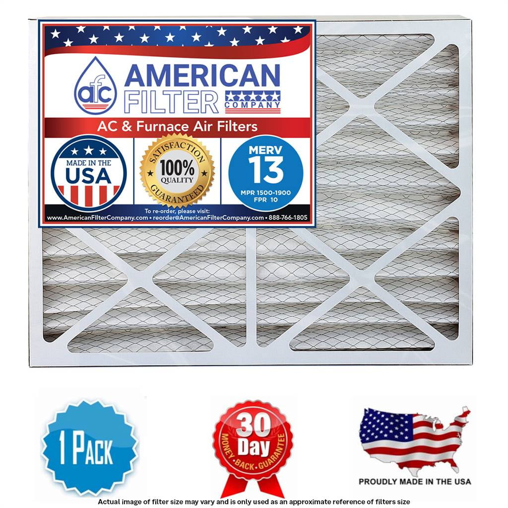 AFC 16x25x4 Furnace / AC / Air filters MERV 13 (MPR 1900 FPR 10) Type
